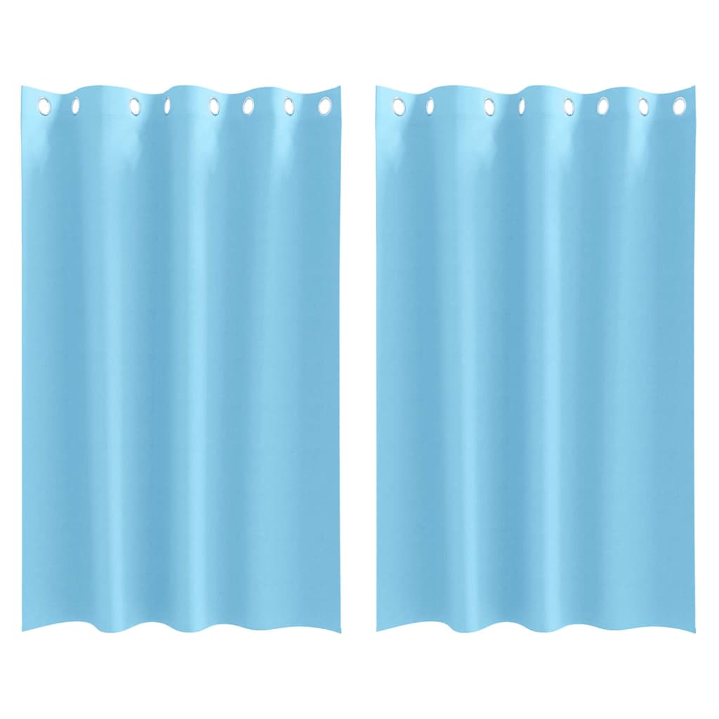 Verdunkelungs-Vorhänge mit Ringen 2 pcs Beige 175 x 140 cm
