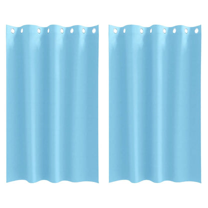 Verdunkelungs-Vorhänge mit Ringen 2 pcs Beige 175 x 140 cm