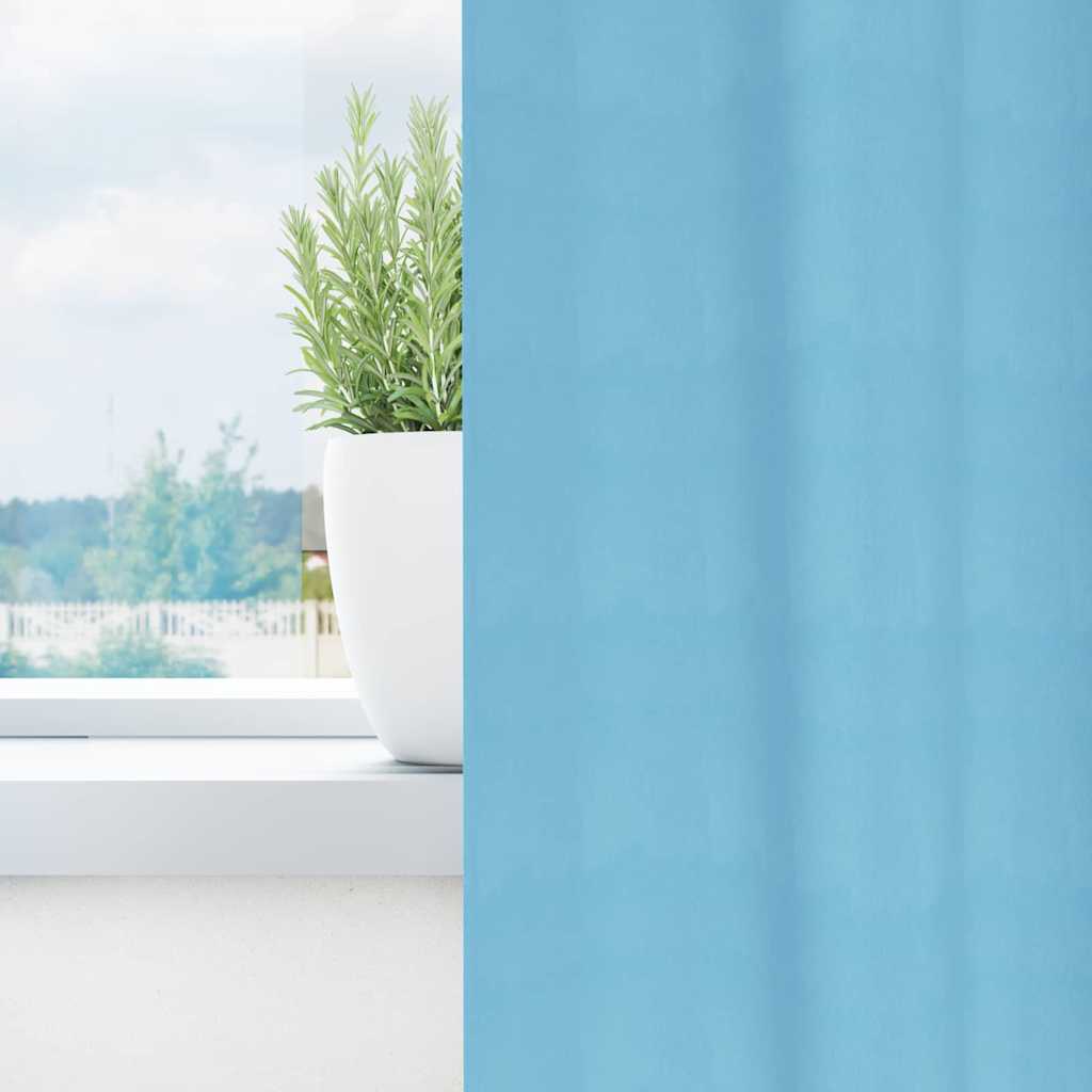 Verdunkelungs-Vorhänge mit Ringen 2 pcs Beige 225 x 140 cm