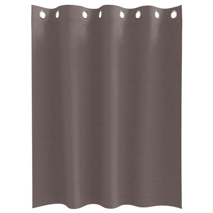 Verdunkelungs-Vorhänge mit Ringen 2 pcs Beige 140 x 140 cm
