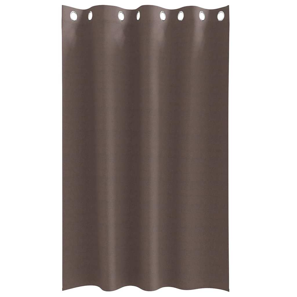 Verdunkelungs-Vorhänge mit Ringen 2 pcs Beige 175 x 140 cm