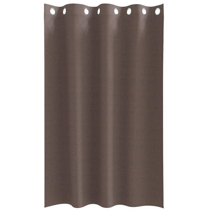 Verdunkelungs-Vorhänge mit Ringen 2 pcs Beige 175 x 140 cm
