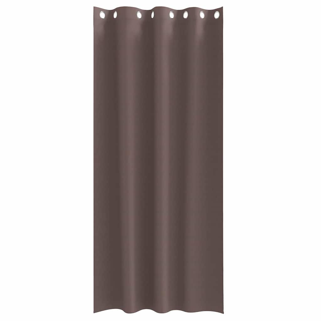 Verdunkelungs-Vorhänge mit Ringen 2 pcs Beige 225 x 140 cm