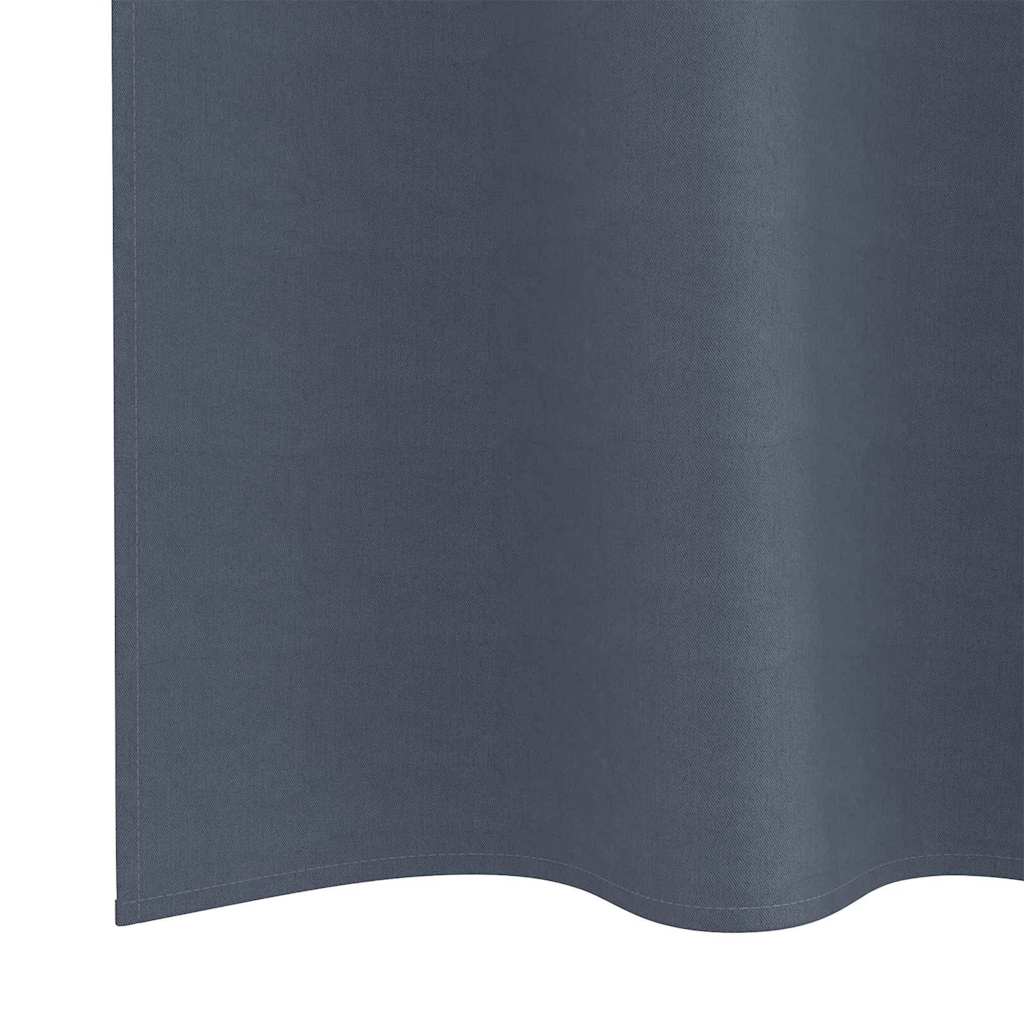 Verdunkelungs-Vorhänge mit Ringen 2 pcs Beige 175 x 140 cm