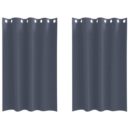 Verdunkelungs-Vorhänge mit Ringen 2 pcs Beige 175 x 140 cm
