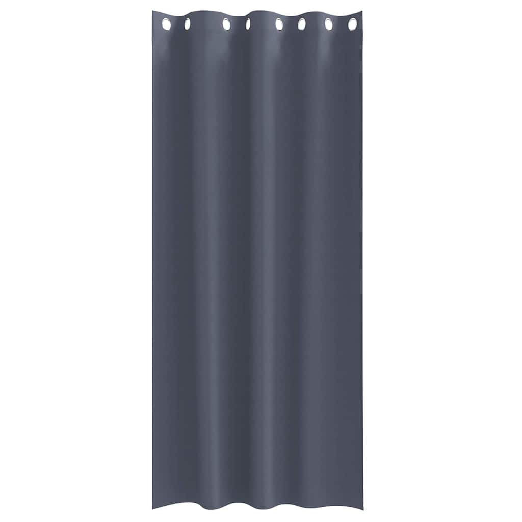 Verdunkelungs-Vorhänge mit Ringen 2 pcs Beige 225 x 140 cm