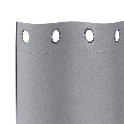 Verdunkelungs-Vorhänge mit Ringen 2 pcs Beige 175 x 140 cm