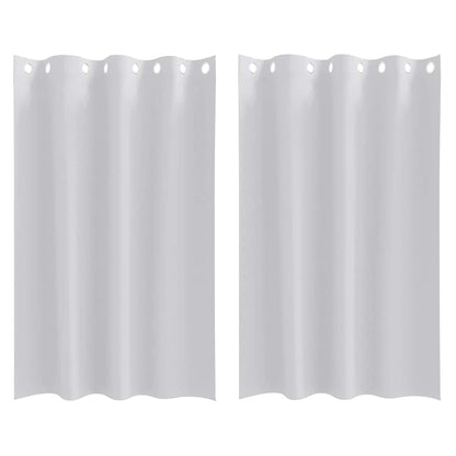 Verdunkelungs-Vorhänge mit Ringen 2 pcs Beige 175 x 140 cm