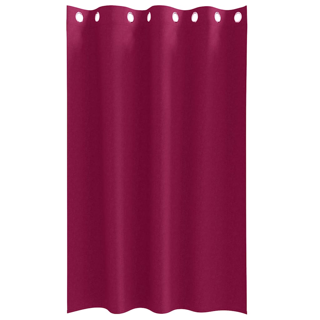 Verdunkelungs-Vorhänge mit Ringen 2 pcs Beige 175 x 140 cm