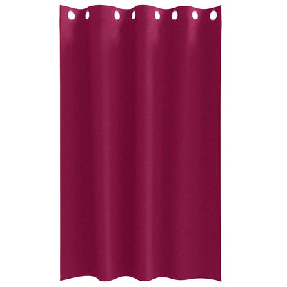 Verdunkelungs-Vorhänge mit Ringen 2 pcs Beige 175 x 140 cm