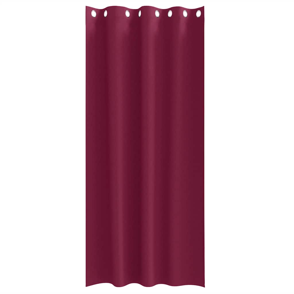 Verdunkelungs-Vorhänge mit Ringen 2 pcs Beige 225 x 140 cm