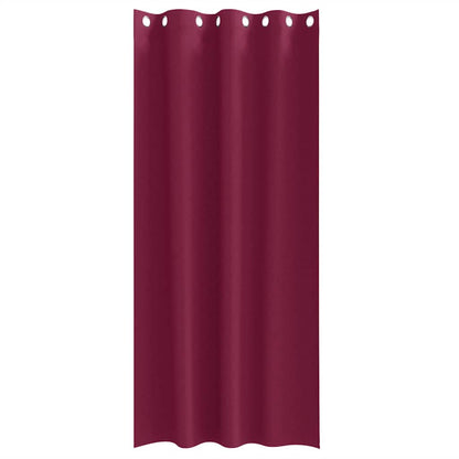Verdunkelungs-Vorhänge mit Ringen 2 pcs Beige 225 x 140 cm
