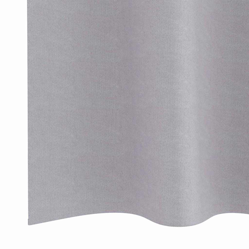 Verdunkelungs-Vorhänge mit Ringen 2 pcs Beige 225 x 140 cm