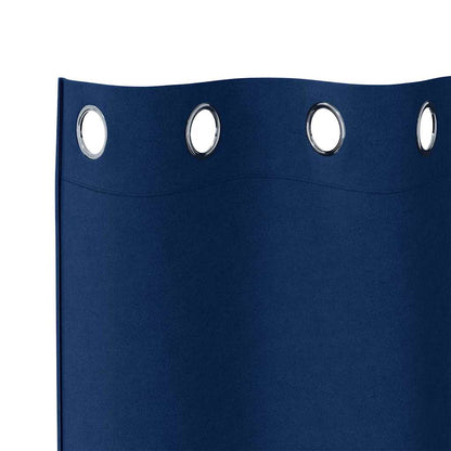 Verdunkelungs-Vorhänge mit Ringen 2 pcs Beige 225 x 140 cm