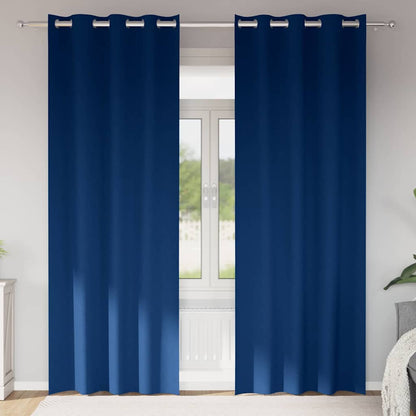 Verdunkelungs-Vorhänge mit Ringen 2 pcs Beige 225 x 140 cm