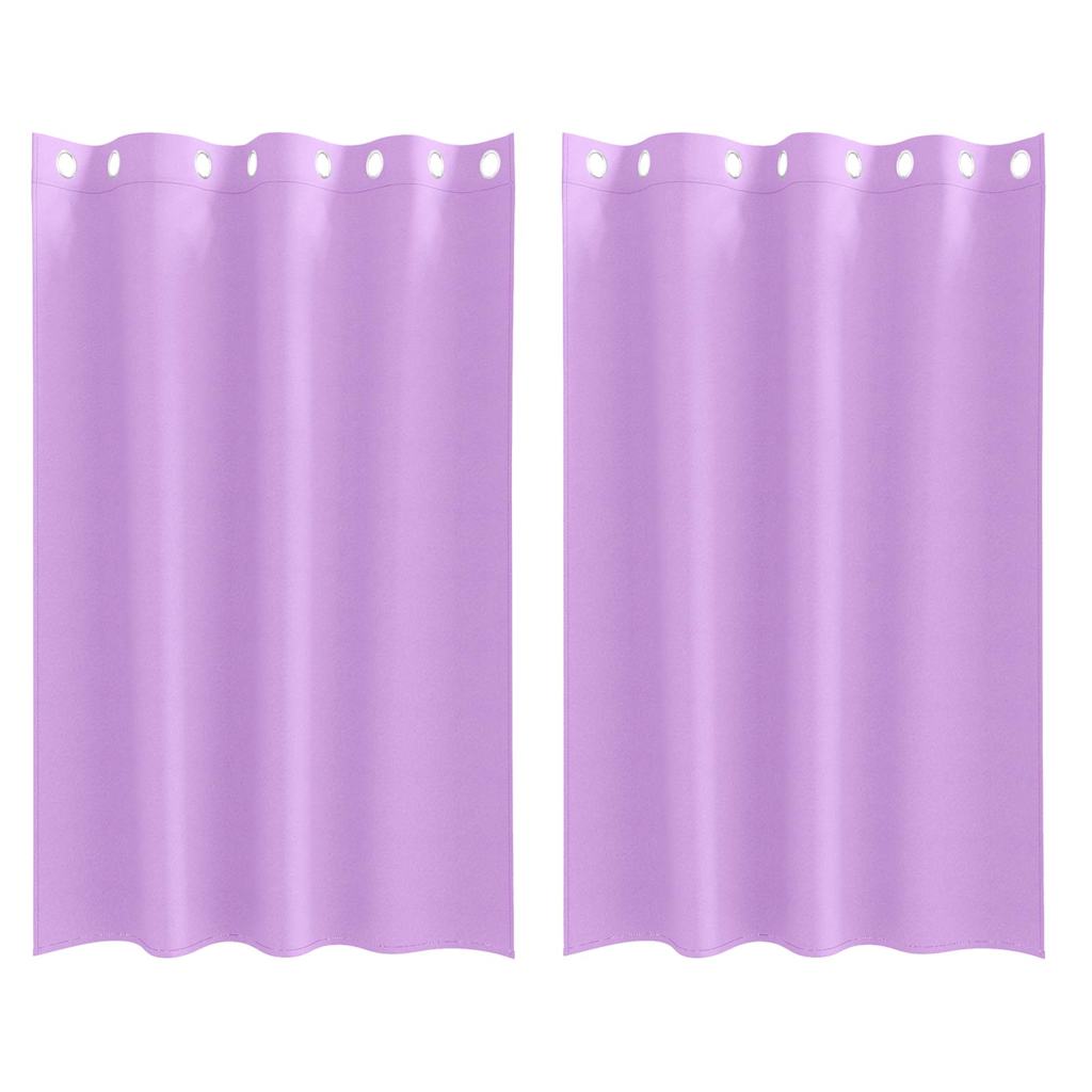 Verdunkelungs-Vorhänge mit Ringen 2 pcs Beige 175 x 140 cm