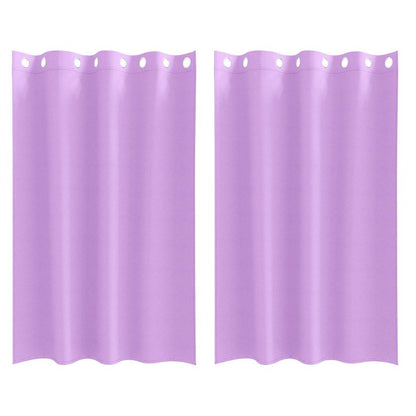 Verdunkelungs-Vorhänge mit Ringen 2 pcs Beige 175 x 140 cm