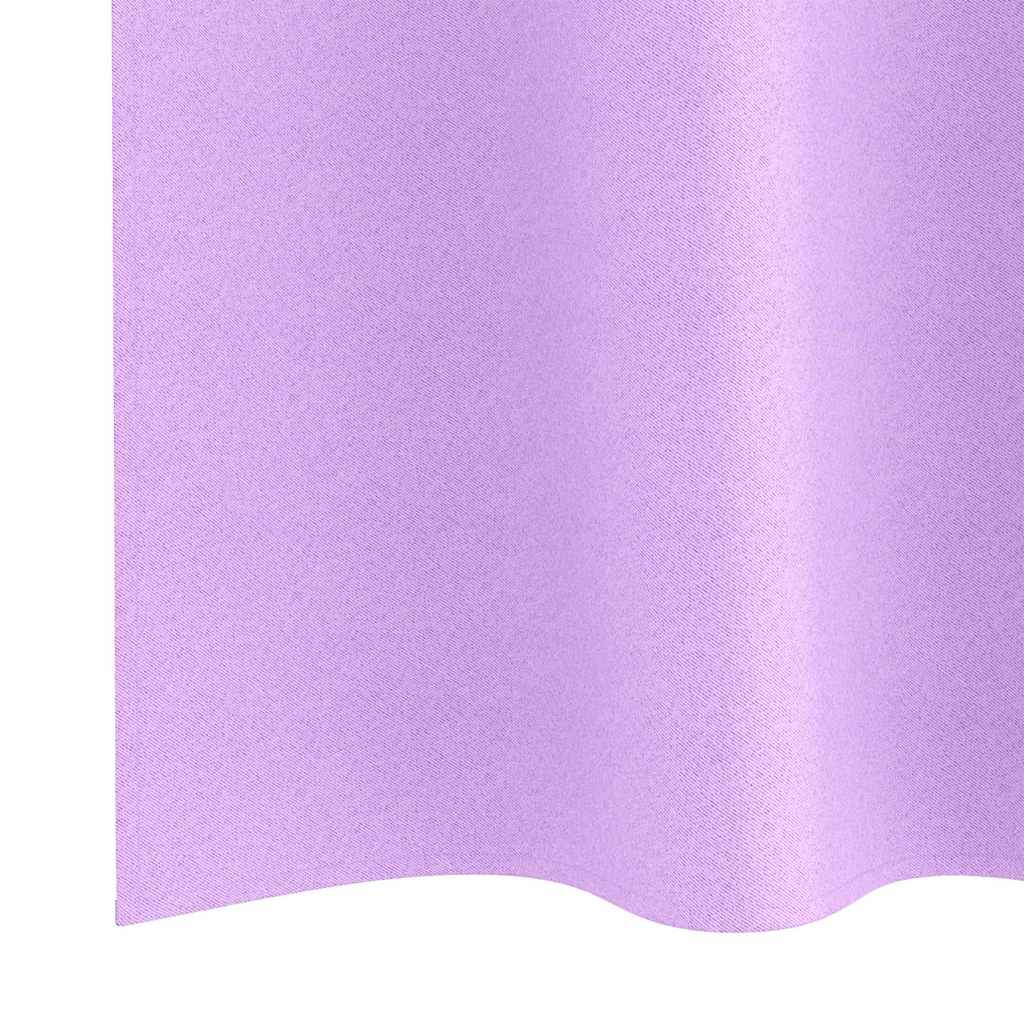 Verdunkelungs-Vorhänge mit Ringen 2 pcs Beige 225 x 140 cm