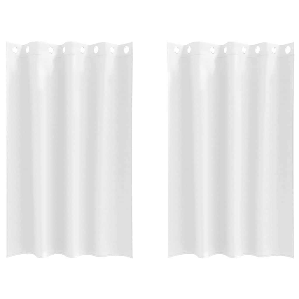 Verdunkelungs-Vorhänge mit Ringen 2 pcs Beige 175 x 140 cm