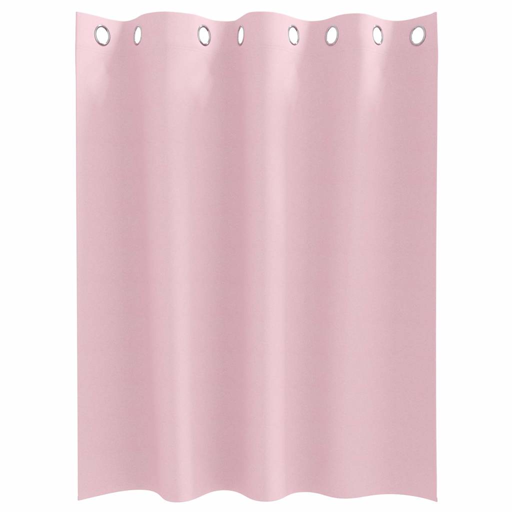Verdunkelungs-Vorhänge mit Ringen 2 pcs Beige 140 x 140 cm