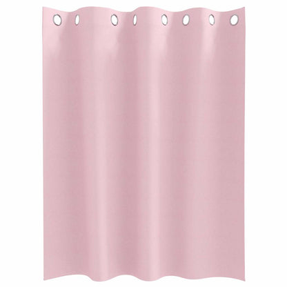 Verdunkelungs-Vorhänge mit Ringen 2 pcs Beige 140 x 140 cm