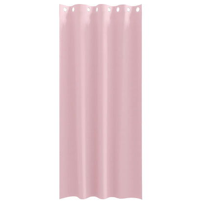 Verdunkelungs-Vorhänge mit Ringen 2 pcs Beige 225 x 140 cm