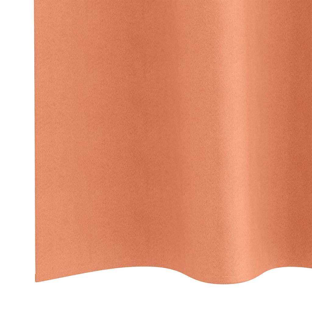 Verdunkelungs-Vorhänge mit Ringen 2 pcs Beige 225 x 140 cm