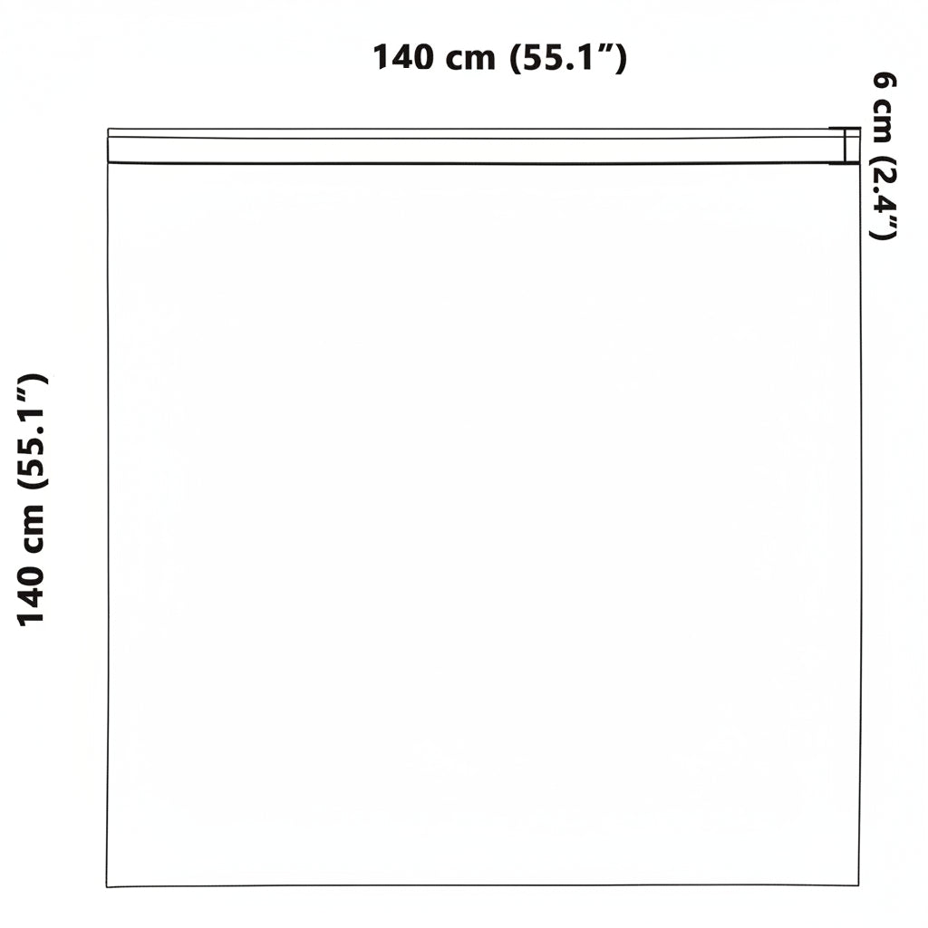 Verdunkelungs-Vorhänge mit Kopfband  2 pcs Beige 140 x 140 cm