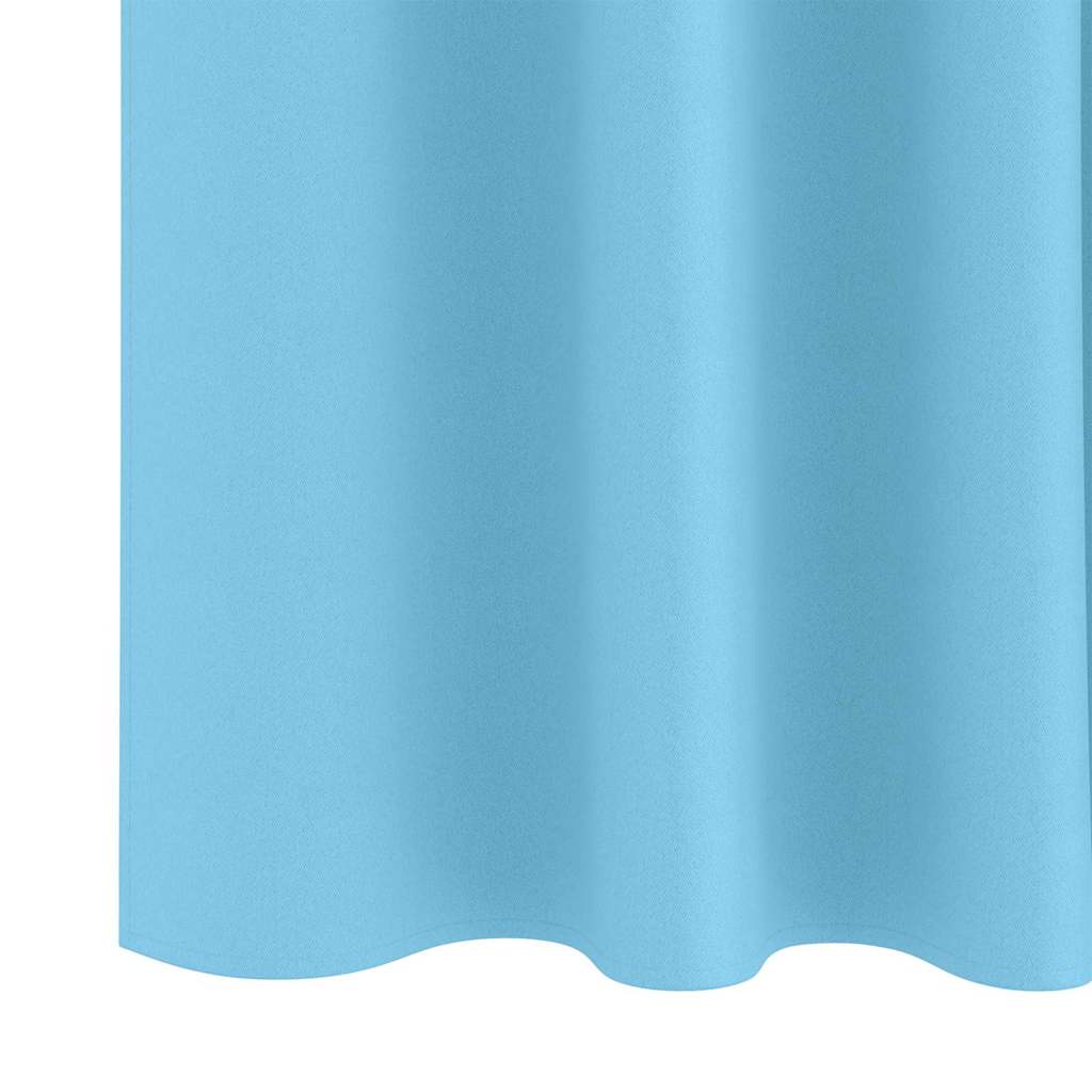 Verdunkelungs-Vorhänge mit Kopfband 2 pcs Beige 260 x 140 cm