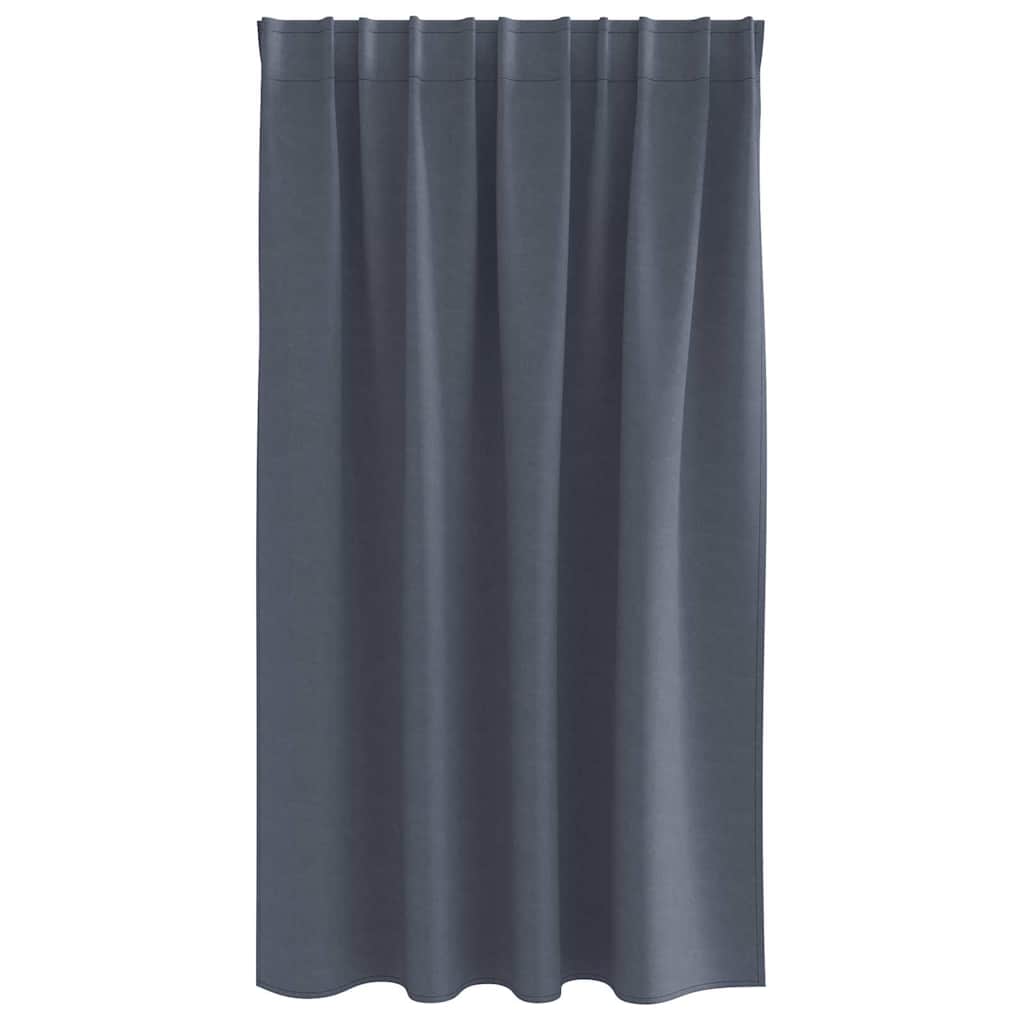Verdunkelungs-Vorhänge mit Kopfband  2 pcs Beige 140 x 140 cm