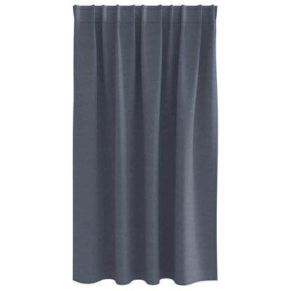 Verdunkelungs-Vorhänge mit Kopfband  2 pcs Beige 140 x 140 cm
