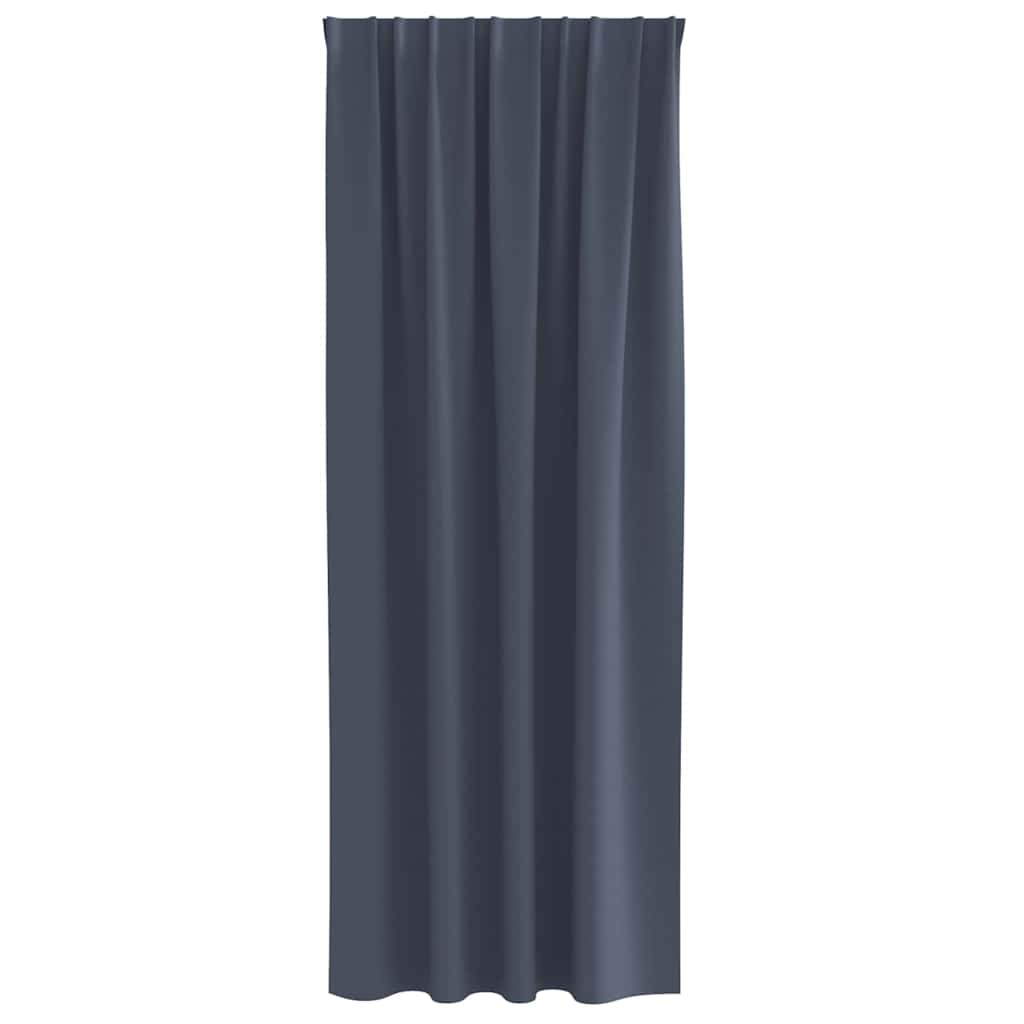 Verdunkelungs-Vorhänge mit Kopfband 2 pcs Beige 260 x 140 cm