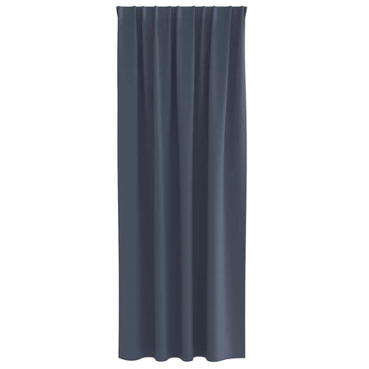 Verdunkelungs-Vorhänge mit Kopfband 2 pcs Beige 260 x 140 cm