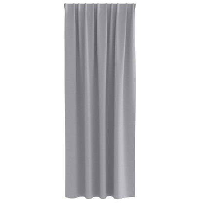 Verdunkelungs-Vorhänge mit Kopfband 2 pcs Beige 245 x 140 cm