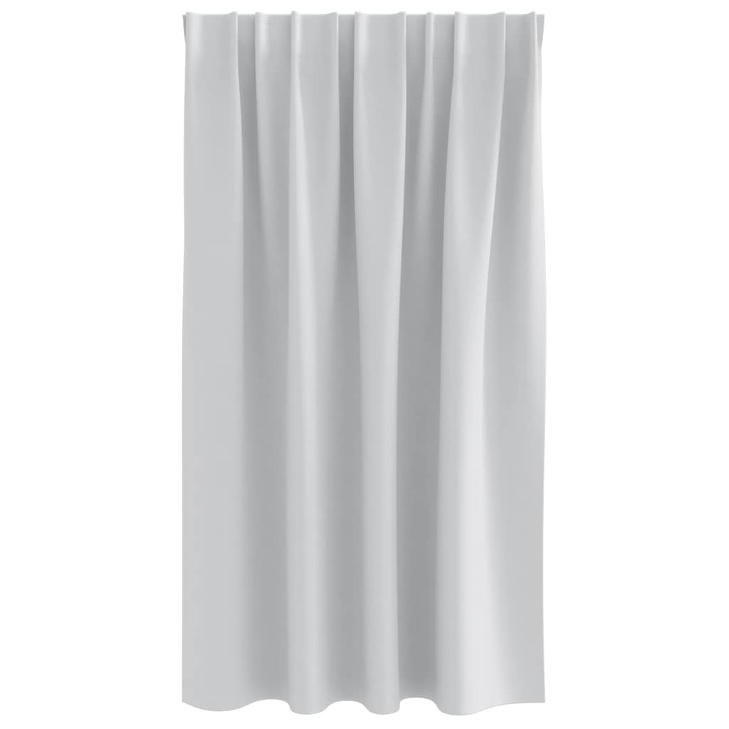 Verdunkelungs-Vorhänge mit Kopfband  2 pcs Beige 140 x 140 cm