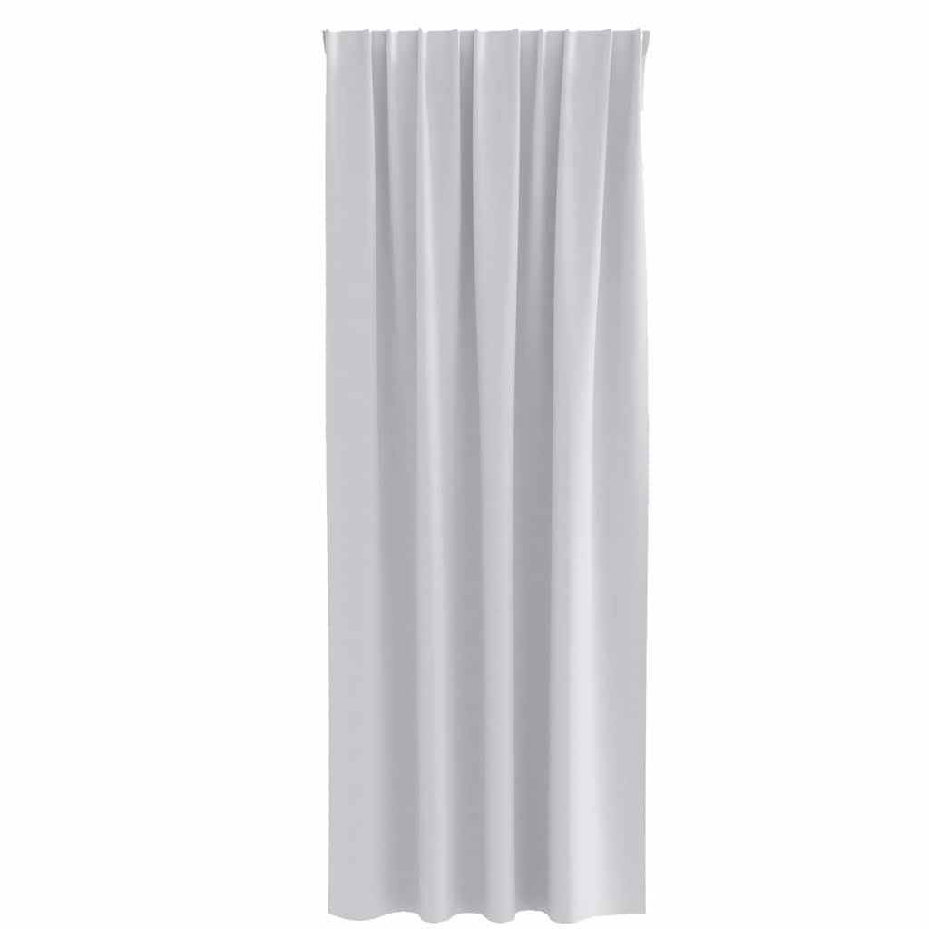 Verdunkelungs-Vorhänge mit Kopfband 2 pcs Beige 260 x 140 cm
