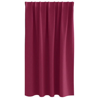 Verdunkelungs-Vorhänge mit Kopfband  2 pcs Beige 140 x 140 cm