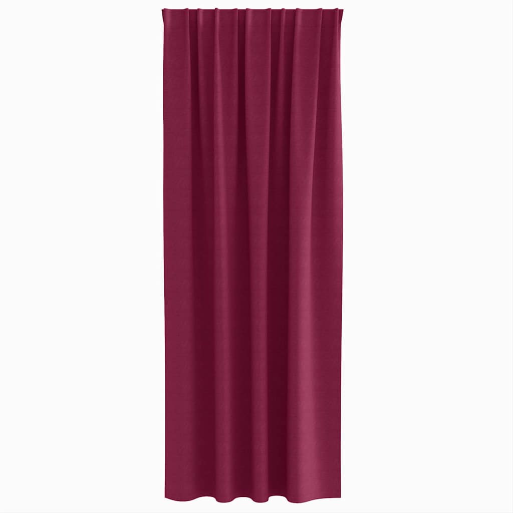 Verdunkelungs-Vorhänge mit Kopfband 2 pcs Beige 260 x 140 cm