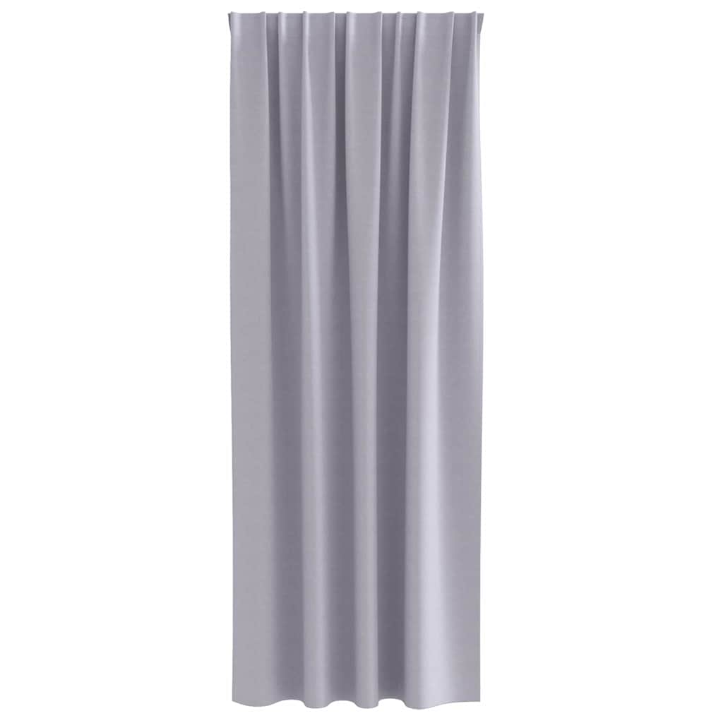 Verdunkelungs-Vorhänge mit Kopfband 2 pcs Beige 260 x 140 cm