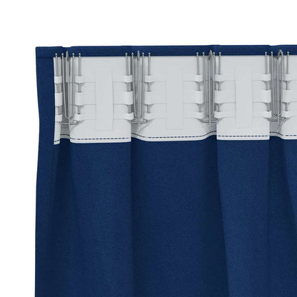 Verdunkelungs-Vorhänge mit Kopfband 2 pcs Beige 260 x 140 cm