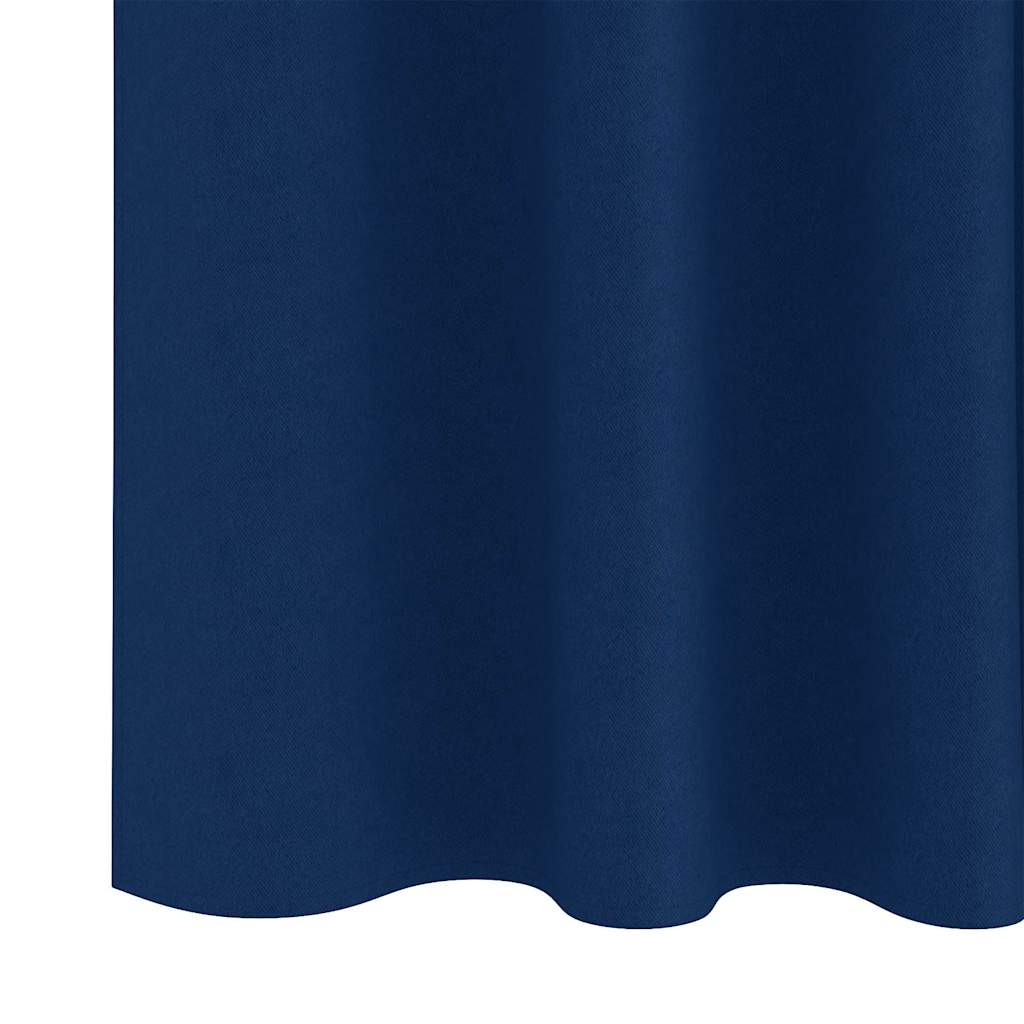 Verdunkelungs-Vorhänge mit Kopfband 2 pcs Beige 260 x 140 cm