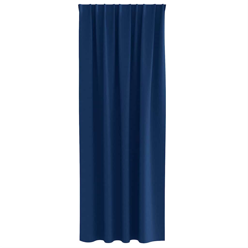 Verdunkelungs-Vorhänge mit Kopfband 2 pcs Beige 260 x 140 cm
