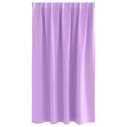 Verdunkelungs-Vorhänge mit Kopfband  2 pcs Beige 140 x 140 cm
