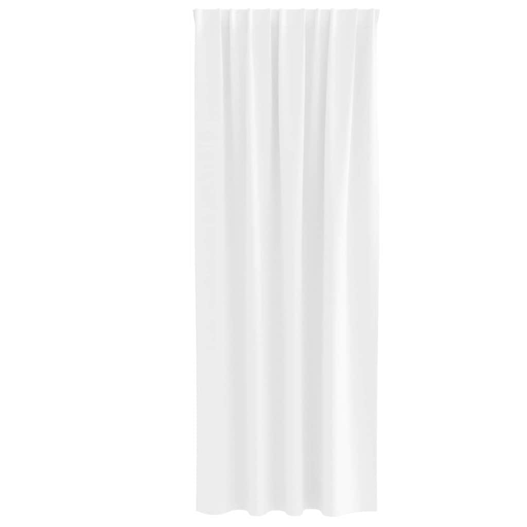 Verdunkelungs-Vorhänge mit Kopfband 2 pcs Beige 225 x 140 cm