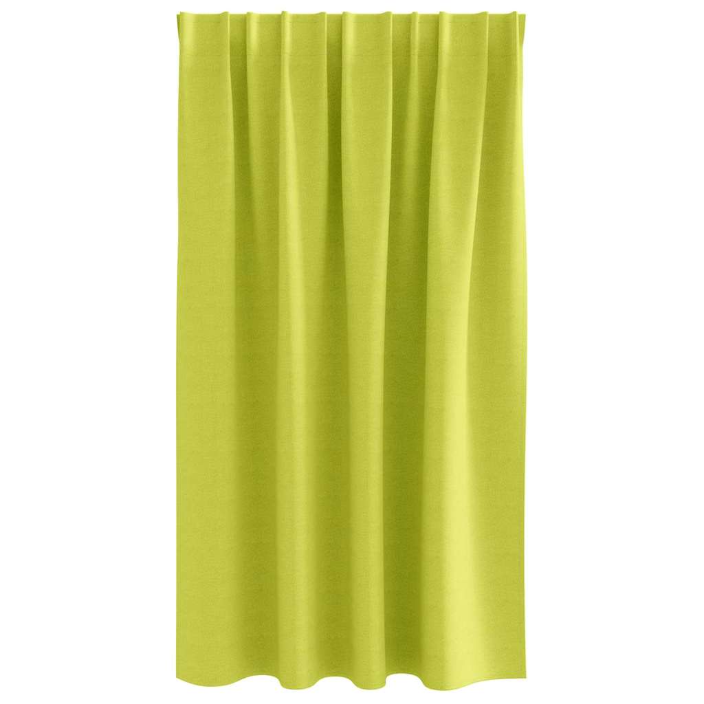 Verdunkelungs-Vorhänge mit Kopfband  2 pcs Beige 140 x 140 cm