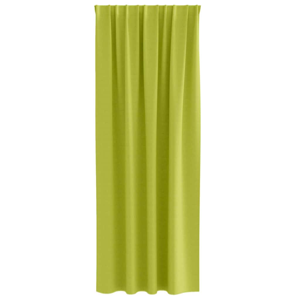 Verdunkelungs-Vorhänge mit Kopfband 2 pcs Beige 245 x 140 cm