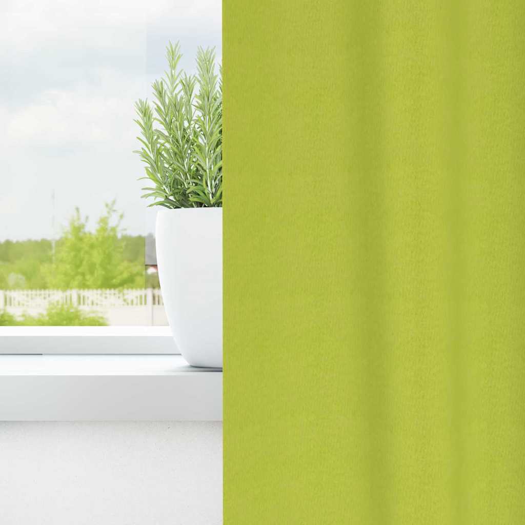 Verdunkelungs-Vorhänge mit Kopfband 2 pcs Beige 260 x 140 cm