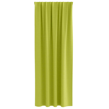 Verdunkelungs-Vorhänge mit Kopfband 2 pcs Beige 260 x 140 cm