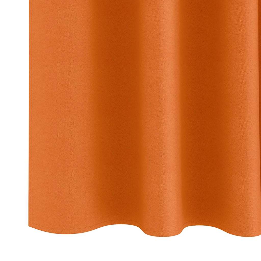 Verdunkelungs-Vorhänge mit Kopfband  2 pcs Beige 140 x 140 cm