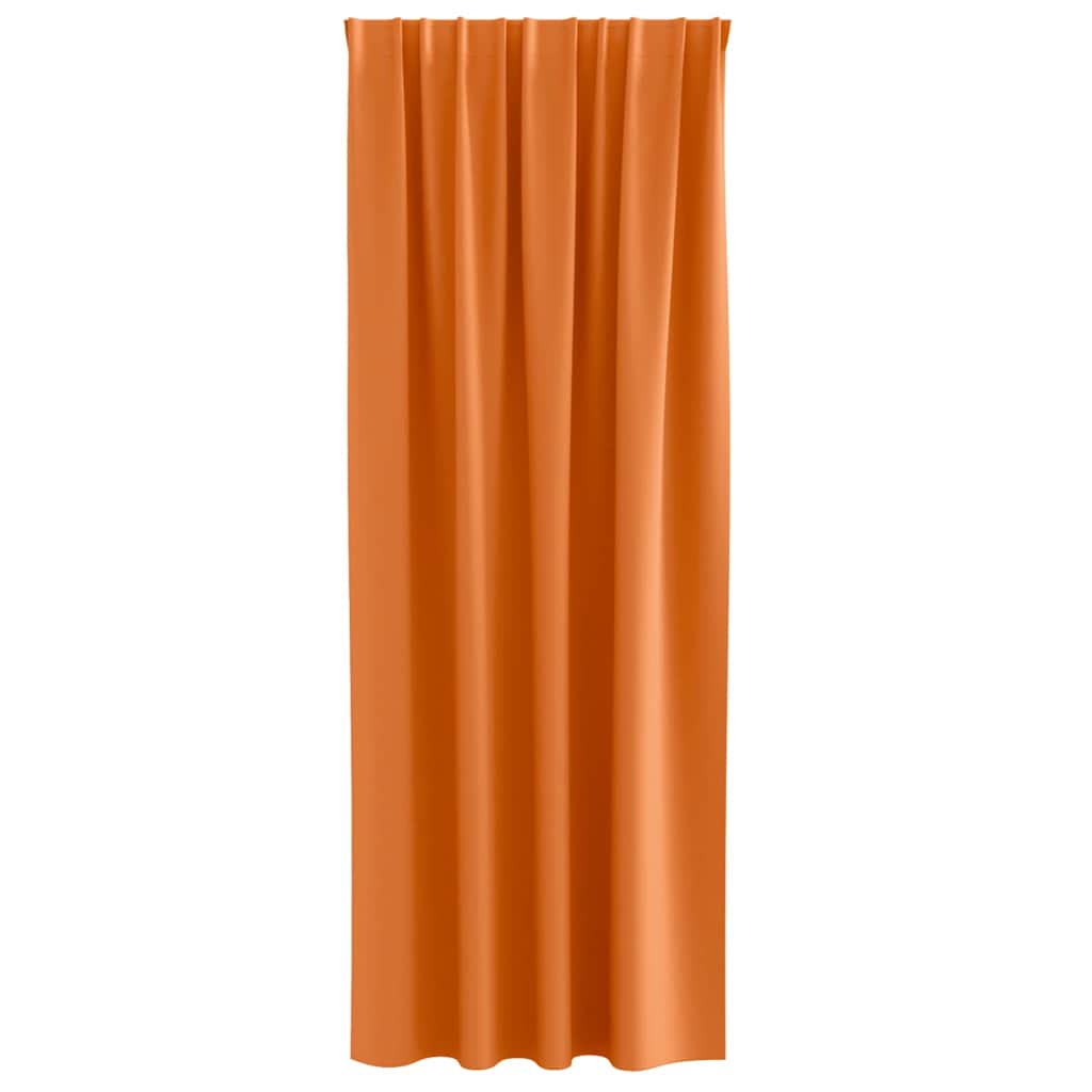 Verdunkelungs-Vorhänge mit Kopfband 2 pcs Beige 225 x 140 cm